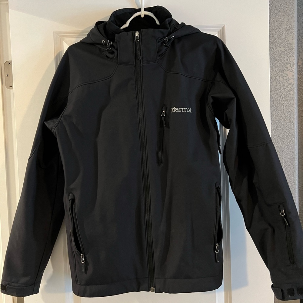 Marmot hooded soft shell jacket men’s medium